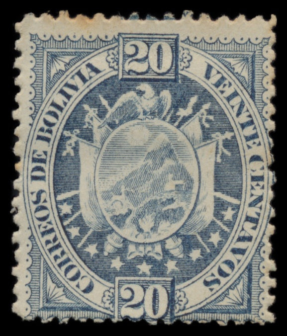 7642 Bolivia SG63-69 Set of 7 1894. Mint MH. C£74