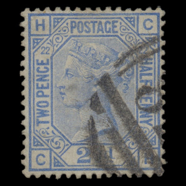 7646 GB SG142 2½d Blue Plates 17-23 1880. Sc#68 Mi51. Used. C£365, image 13