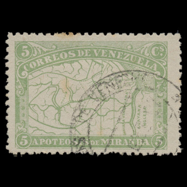 7647 Venezuela SG169-173 "Map" Set of 5 1896. Used. C£100, image 7
