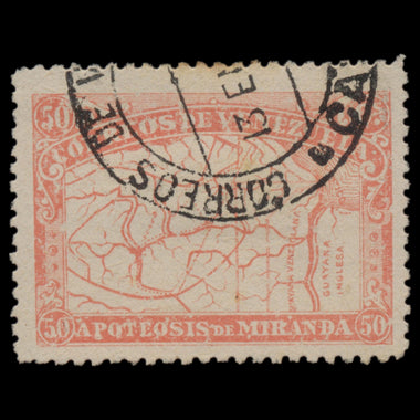 7647 Venezuela SG169-173 "Map" Set of 5 1896. Used. C£100, image 13