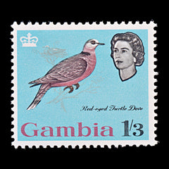 7684 Gambia SG201 1s3d Turtle Dove 1963. Sc#183 Mi178. Mint MVLH. C£14, view 3