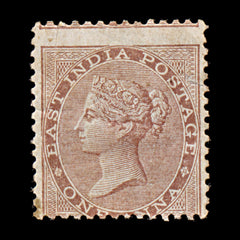 7709 India SG39 1A Brown 1856. Sc#12 Mi11. Mint MH. C£80, view 3
