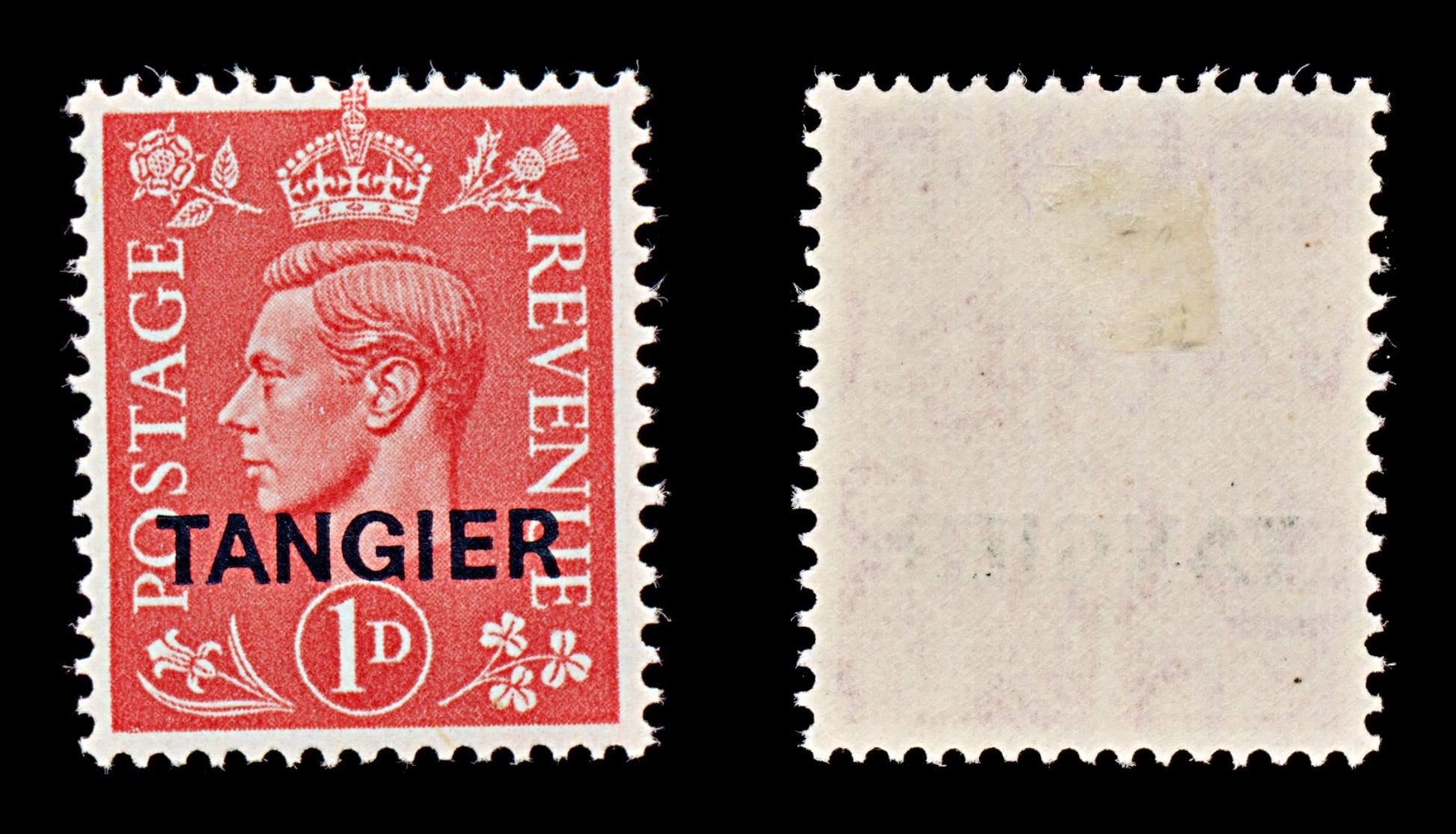 7715 Tangier SG252 1D Pale Scarlet 1945. Sc#522 Mi22. Mint MH. C£12