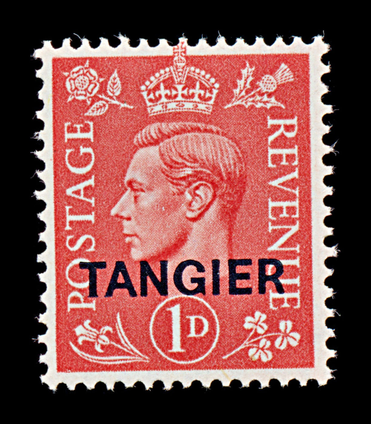 7715 Tangier SG252 1D Pale Scarlet 1945. Sc#522 Mi22. Mint MH. C£12