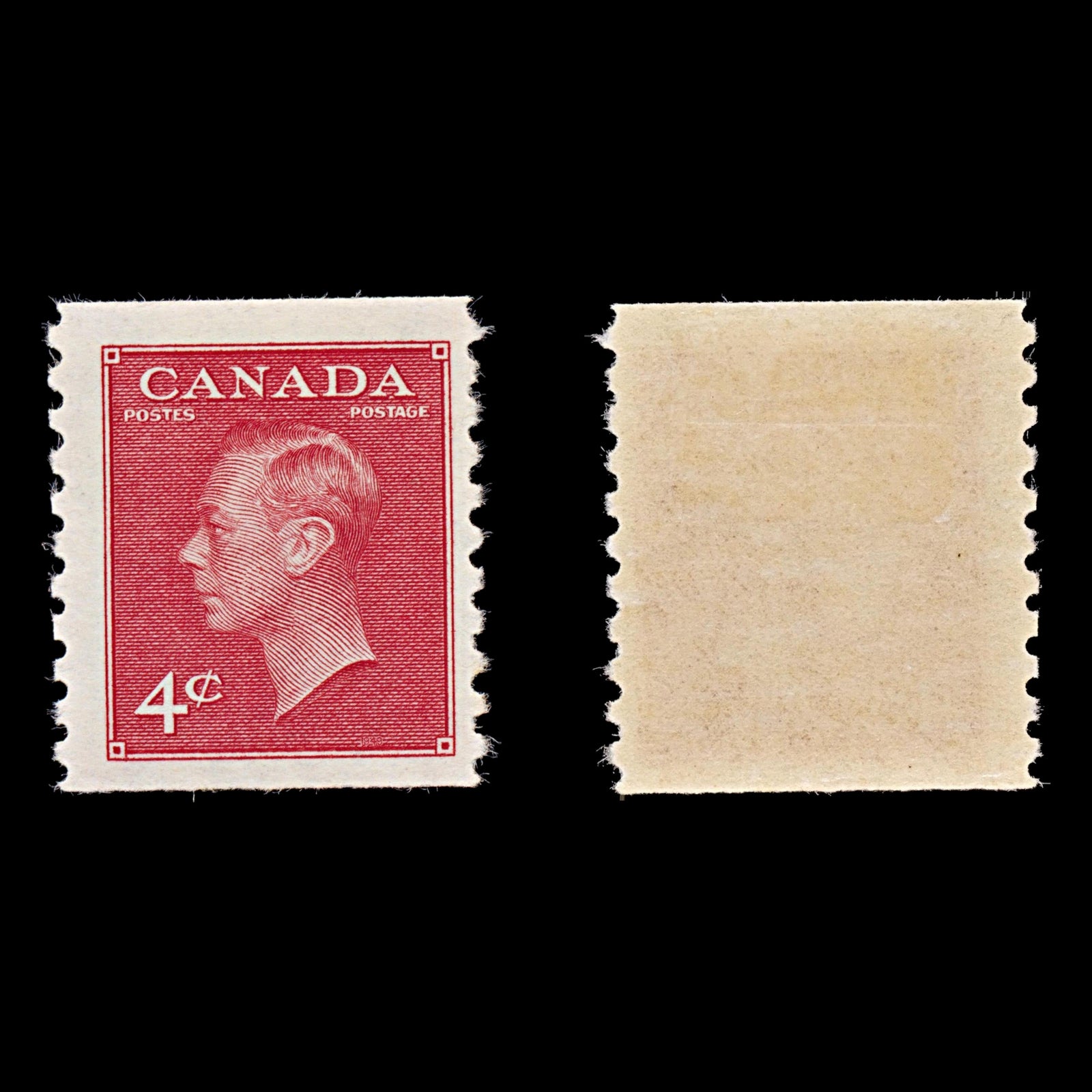 7717 Canada SG422 4C Dark Carmine 1950. Sc#300 Mi254D. Mint MVLH. C£14