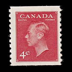 7717 Canada SG422 4C Dark Carmine 1950. Sc#300 Mi254D. Mint MVLH. C£14, view 3
