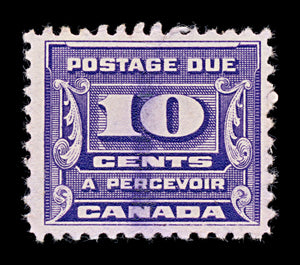 7718 Canada SG D17 10C Violet 1933. Sc#J14 MiP14. Used. C£48
