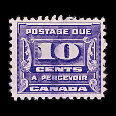 7718 Canada SG D17 10C Violet 1933. Sc#J14 MiP14. Used. C£48, view 3