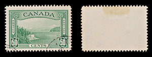 7721 Canada SG366 50C Green 1938. Sc#244 Mi207. Used. C£16