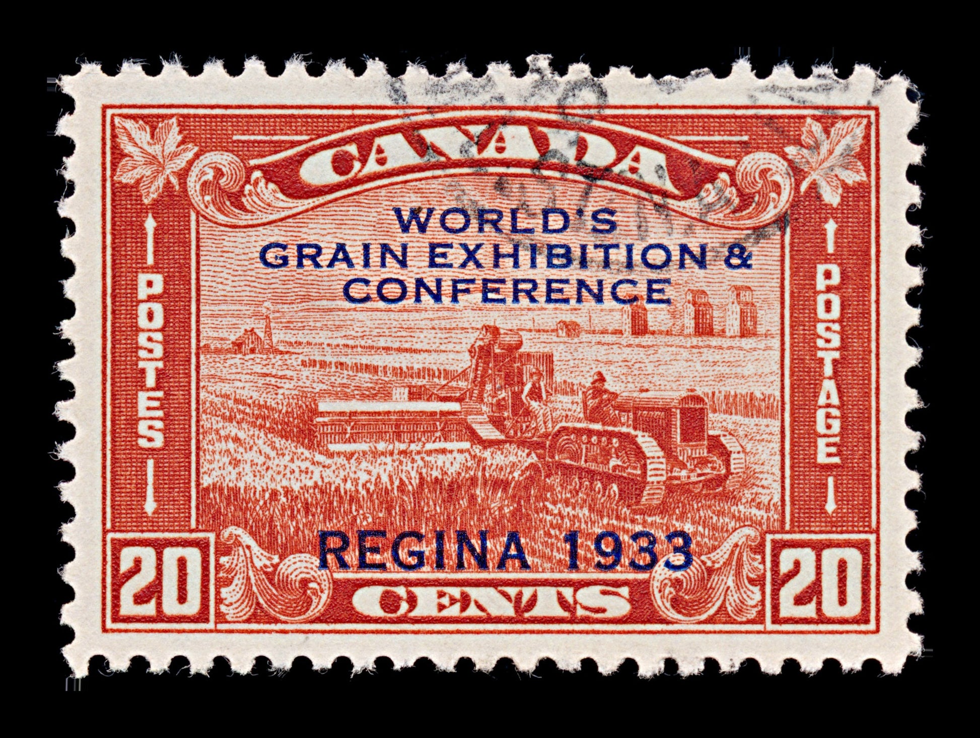 7722 Canada SG330 20C Brown Red 1933. Sc#203 Mi173. Used. C£16