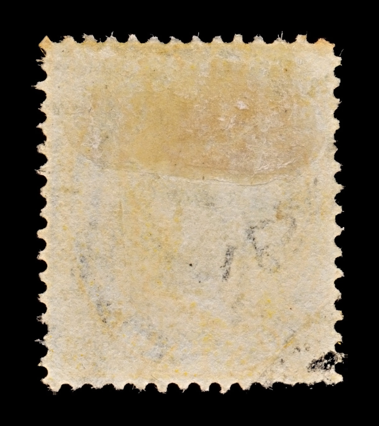7724 Saint Lucia SG18 1S Yellow-Orange 1876. Sc#14a Used. C£24