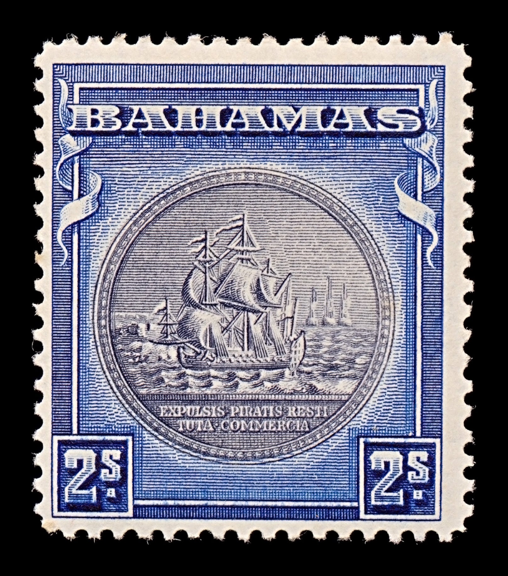 7740 Bahamas SG131 2S Deep Ultramarine & Slate Purple 1931. Sc#90a Mi93a. Mint MH. C£27