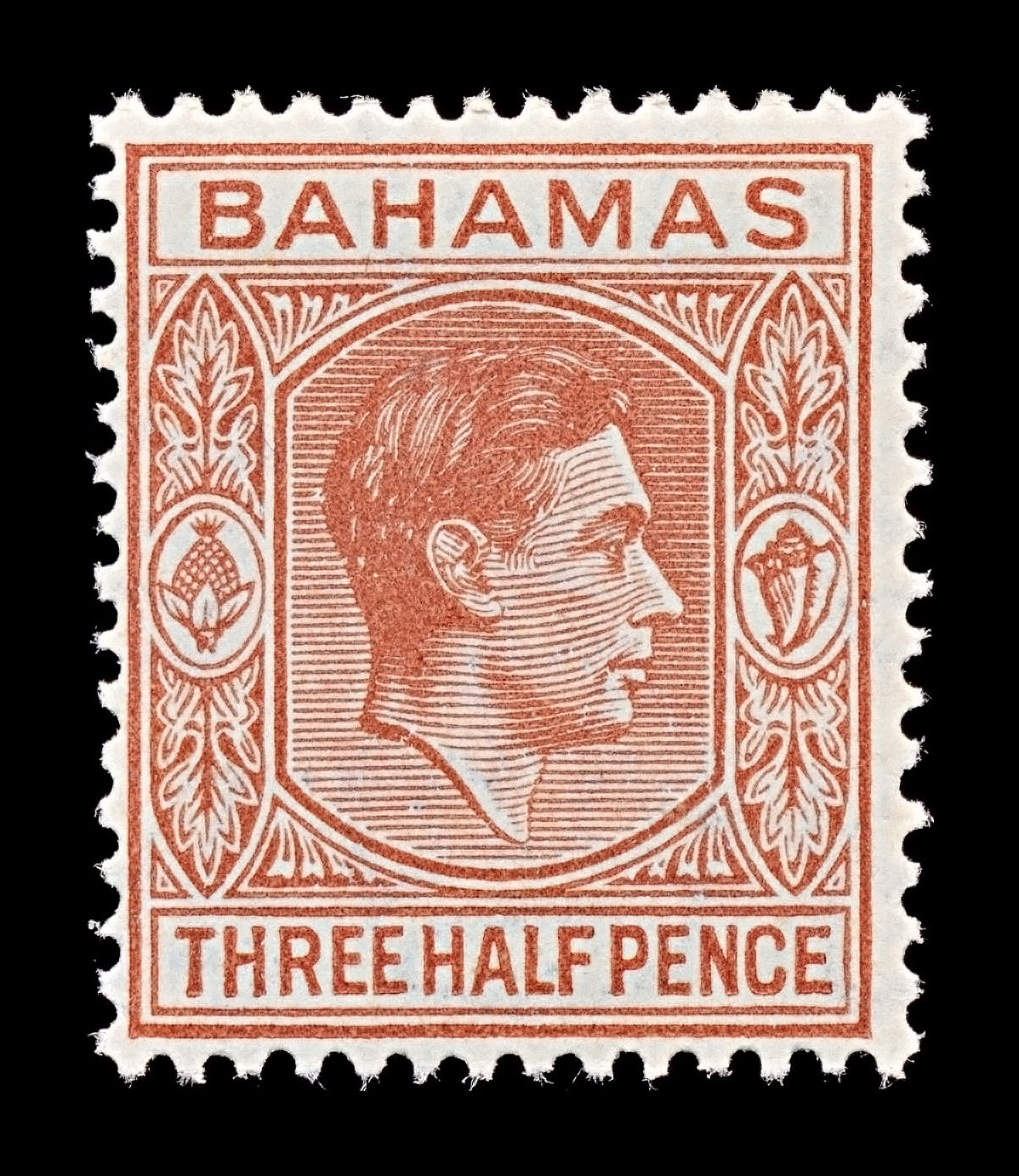 7742 Bahamas SG151a 1½D Pale Red Brown 1948. Sc#102a Mint MH. C£12