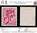7770 Seychelles SG139c 18C Carmine Lake 1941. Mint MH. C£14