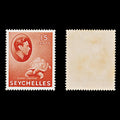 7771 Seychelles SG139ab 15C Light Red 1942. Sc#133 Mi129b. Mint MVLH. C£11