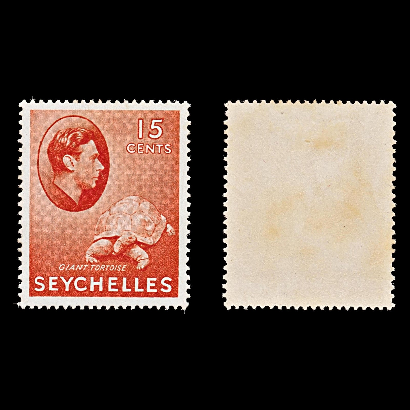 7771 Seychelles SG139ab 15C Light Red 1942. Sc#133 Mi129b. Mint MVLH. C£11