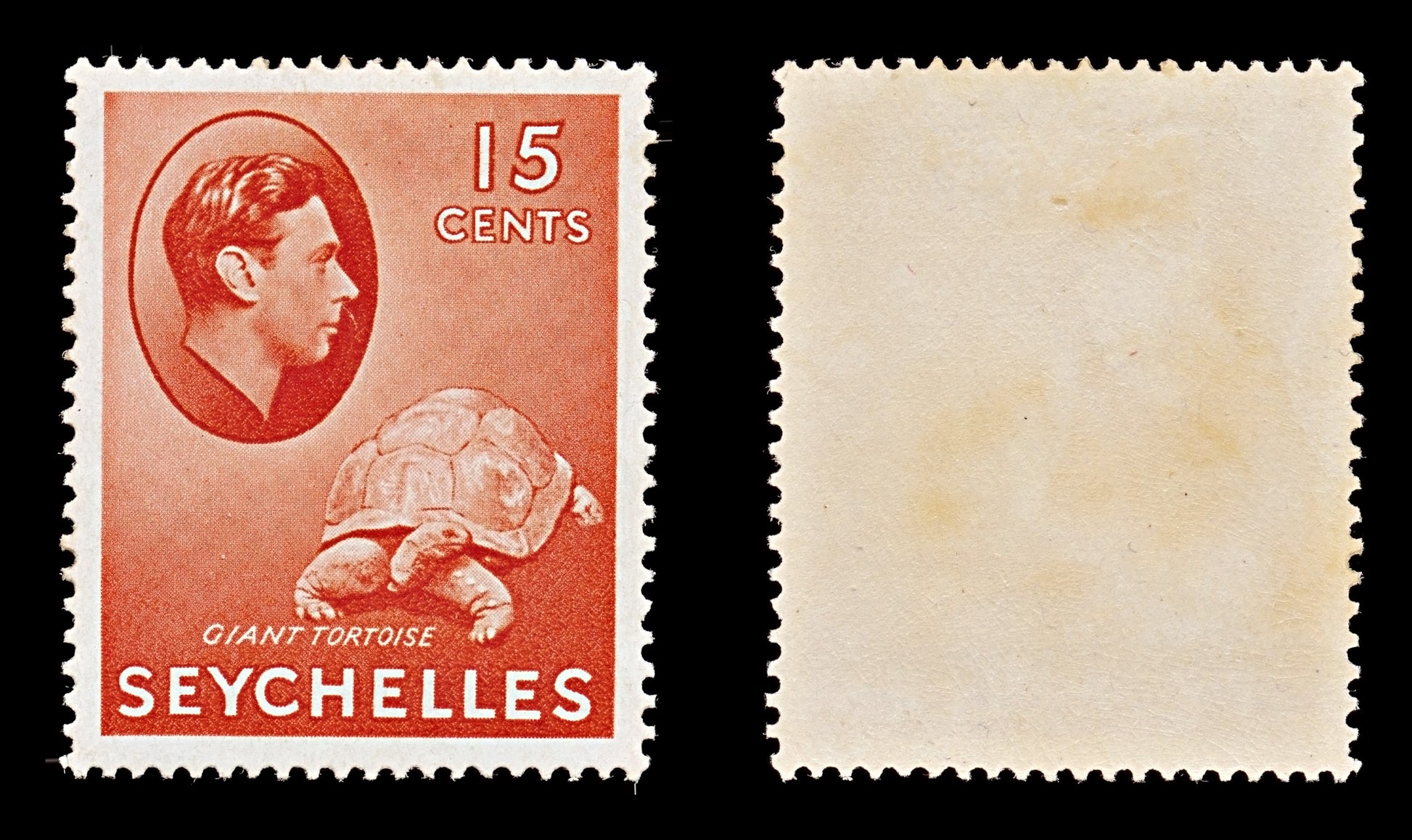 7771 Seychelles SG139ab 15C Light Red 1942. Sc#133 Mi129b. Mint MVLH. C£11