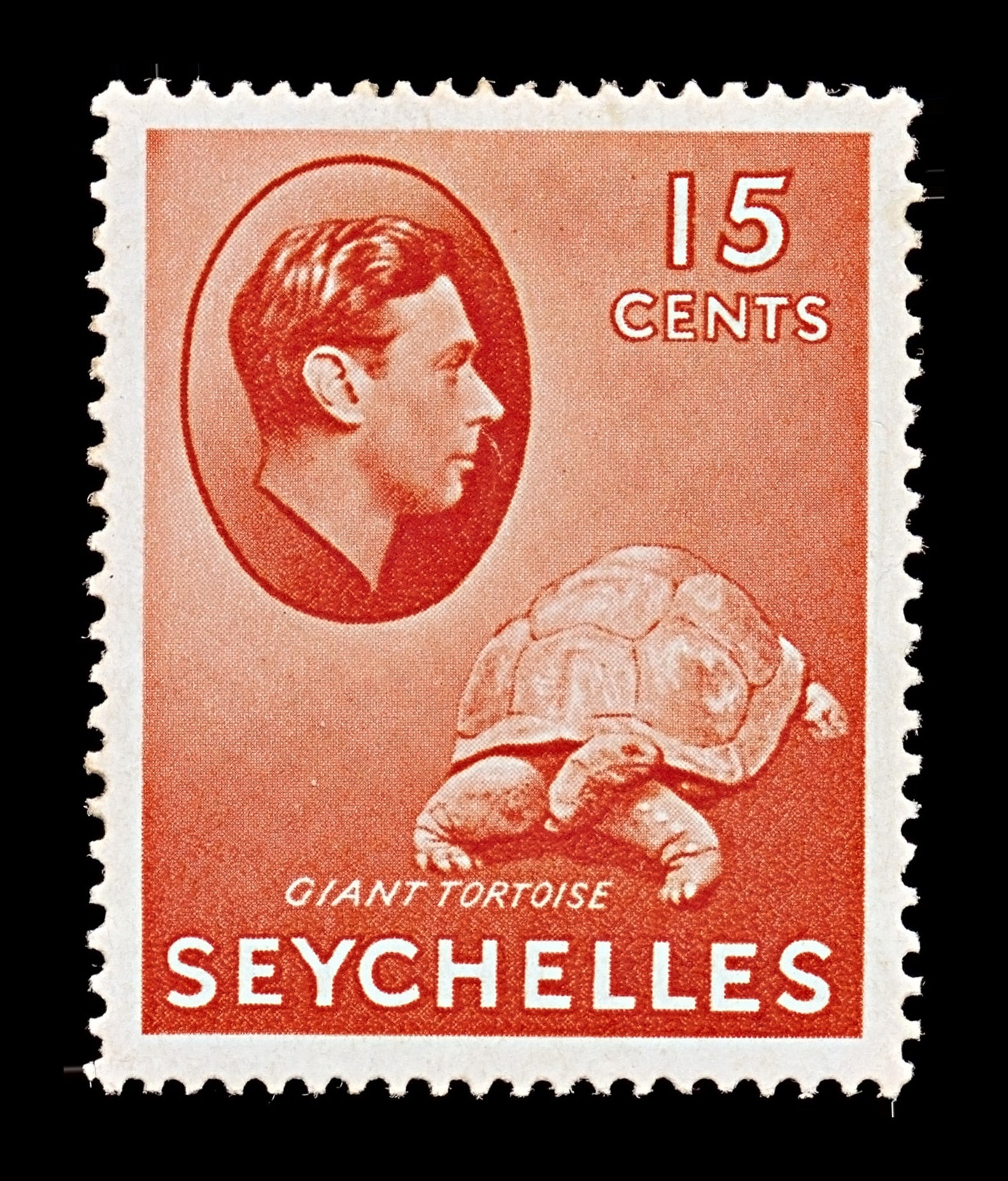 7771 Seychelles SG139ab 15C Light Red 1942. Sc#133 Mi129b. Mint MVLH. C£11