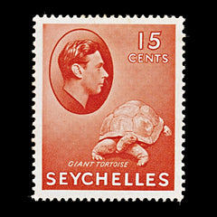 7771 Seychelles SG139ab 15C Light Red 1942. Sc#133 Mi129b. Mint MVLH. C£11, view 3