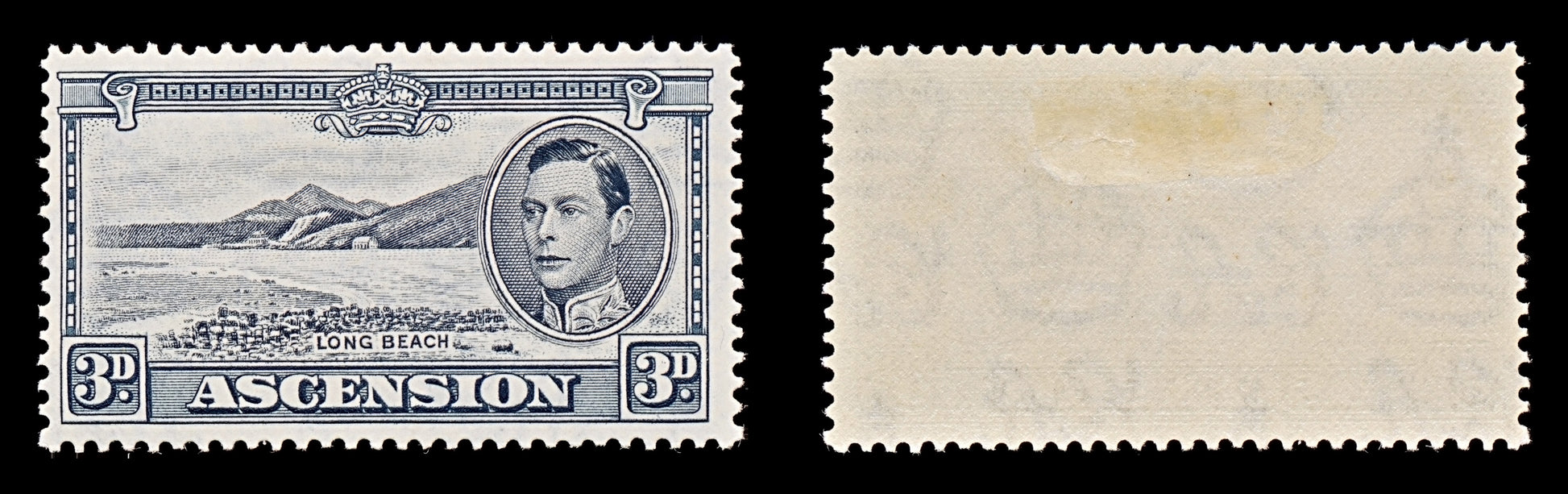 7784 Ascension SG42ab 3D Black 1940. Sc#44Ac Mi46A. Mint MH. C£20