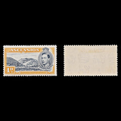 7785 Ascension SG39a 1D Black & Orange Yellow 1940. Sc#41Ac Mi41A. Mint MVLH. C£14, view 1