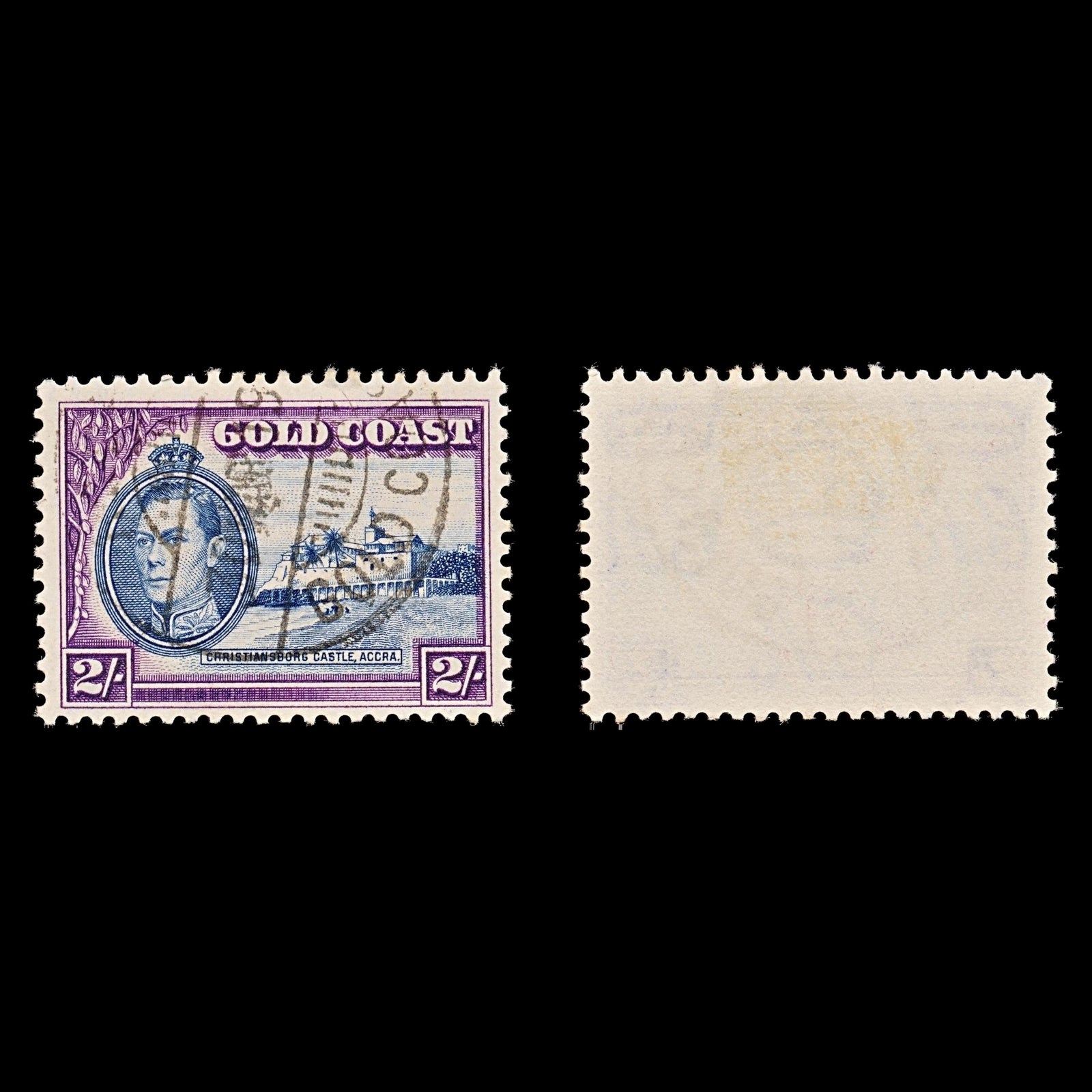 7787 Gold Coast SG130a 2S Violet & Blue 1940. Sc#125 Mi115C. Used. C£21