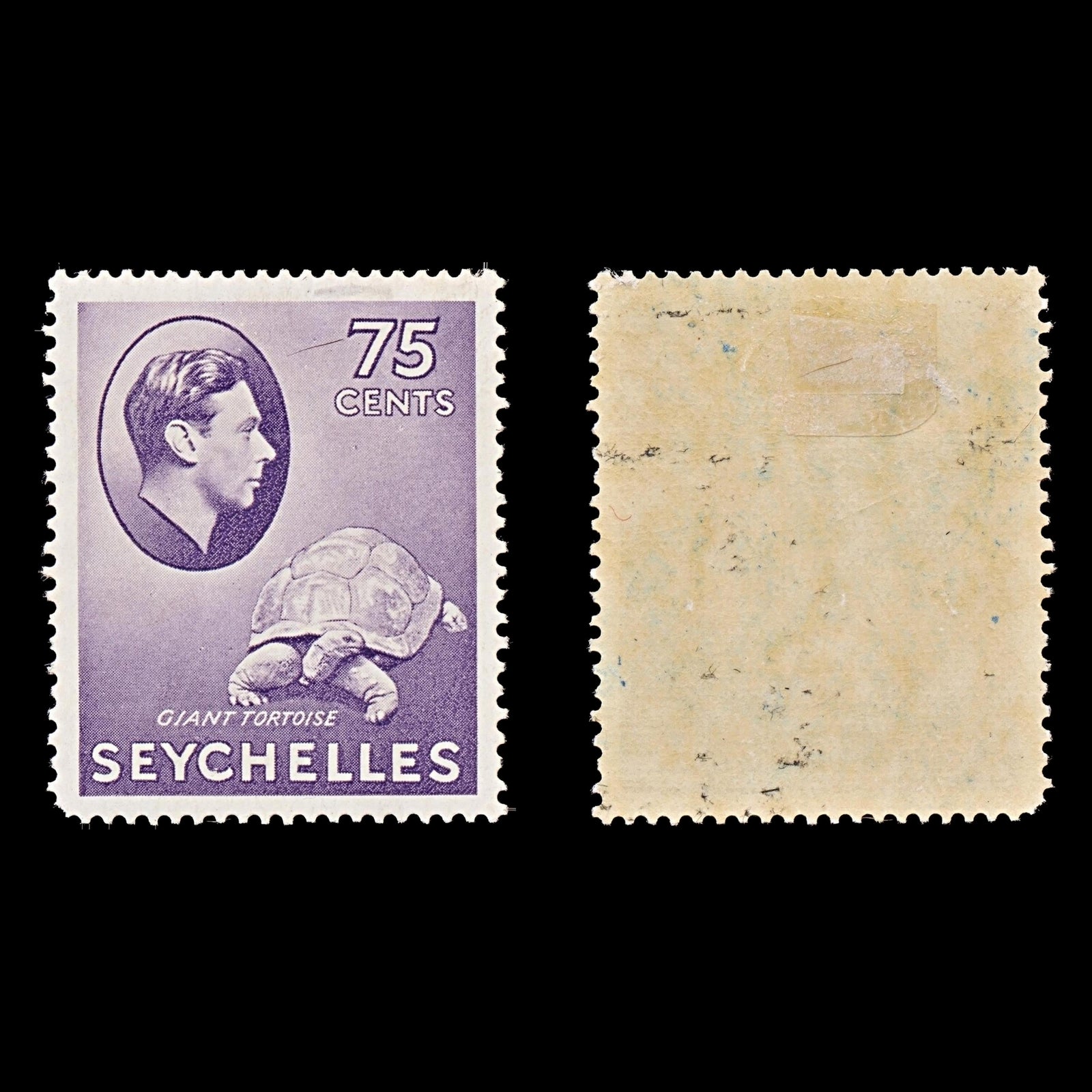 7793 Seychelles SG145a 75C Dull Violet 1941. Sc#143a Mint MH. C£35