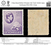 7793 Seychelles SG145a 75C Dull Violet 1941. Sc#143a Mint MH. C£35