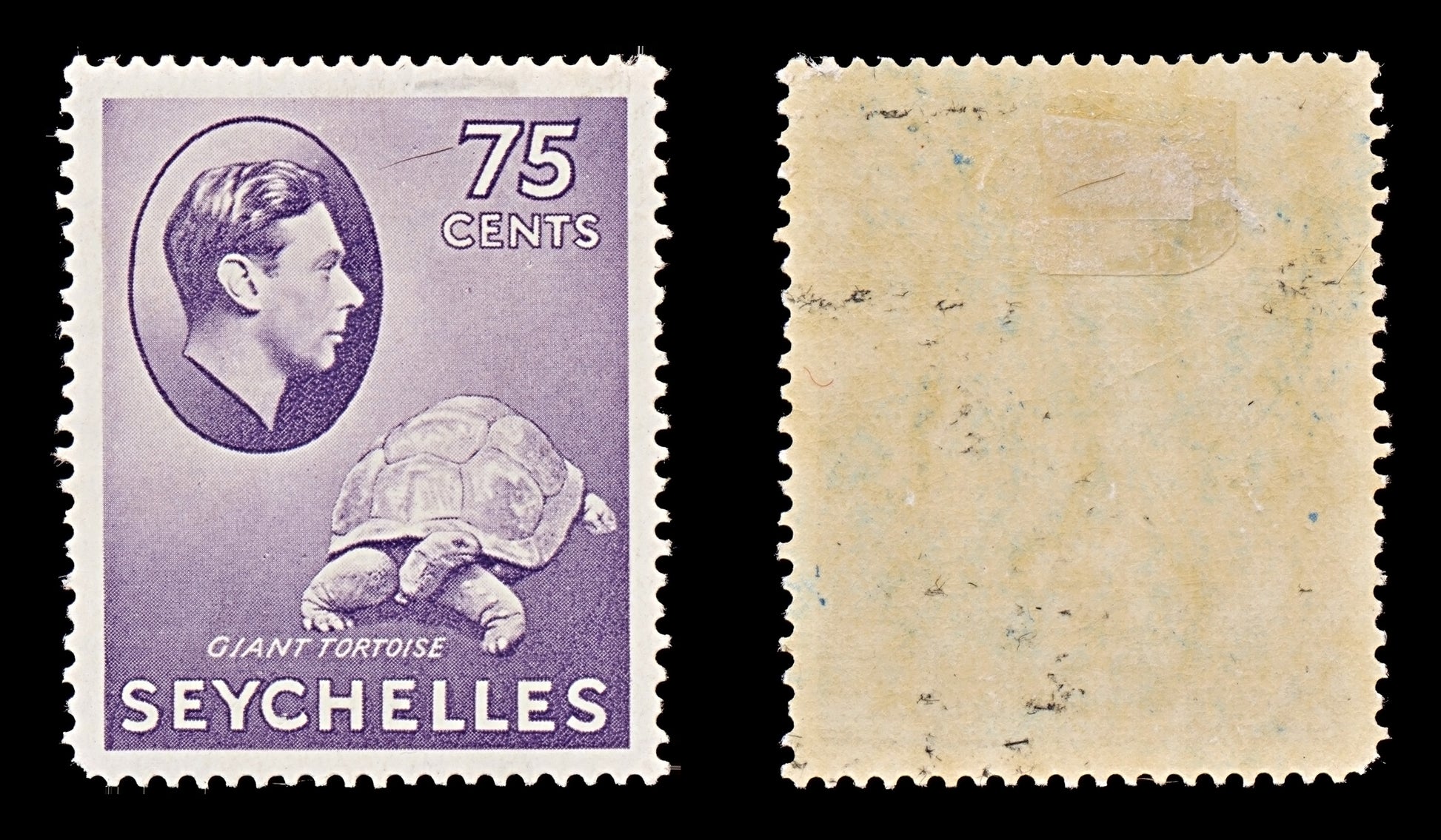 7793 Seychelles SG145a 75C Dull Violet 1941. Sc#143a Mint MH. C£35