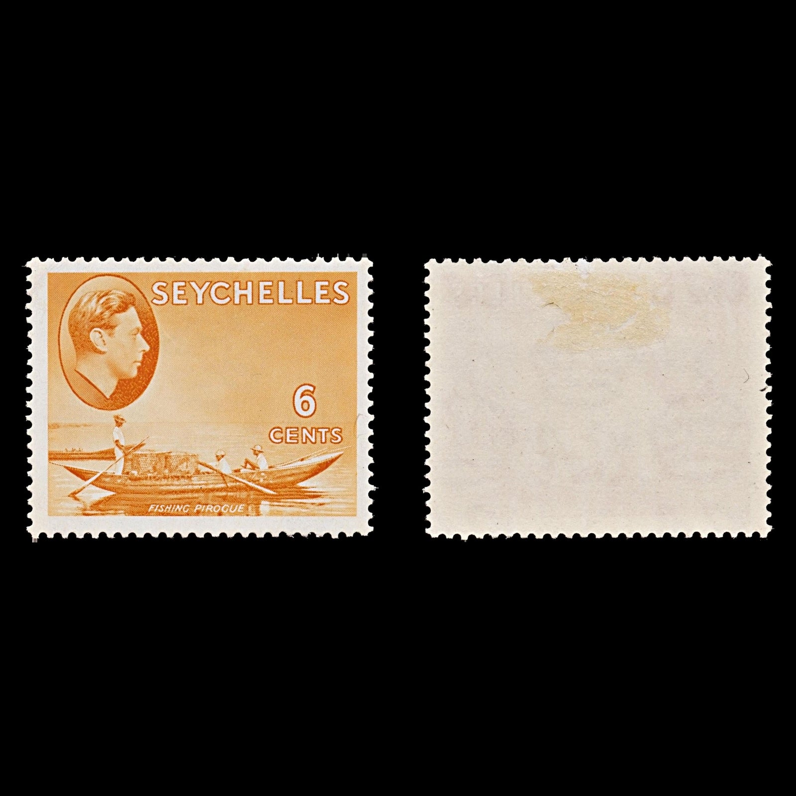 7796 Seychelles SG137 6C Orange 1938. Sc#128 Mi124. Mint MH. C£18