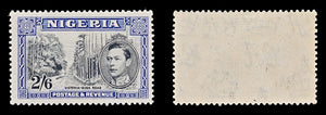 7799 Nigeria SG58ab 2s6d Black & Deep Blue 1947. Mint MNH. C£55