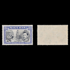 7799 Nigeria SG58ab 2s6d Black & Deep Blue 1947. Mint MNH. C£55, view 2