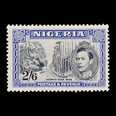 7799 Nigeria SG58ab 2s6d Black & Deep Blue 1947. Mint MNH. C£55, view 3