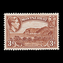 7803 Montserrat SG106 3D Brown 1938. Sc#97a Mi98A. Mint MH. C£12, view 3