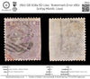 7820 GB SG84 6D Lilac. Watermark Error 1862. Sc#39 Mi20Ib. Used