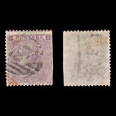 7820 GB SG84 6D Lilac. Watermark Error 1862. Sc#39 Mi20Ib. Used, view 2