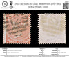 7822 GB SG80 6D Lilac. Watermark Error 1862. Sc#34 Mi19Ib. Used