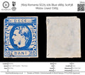 7829 Romania SG75 10b Blue 1869. Sc#38 Mi22a. Used. C£65