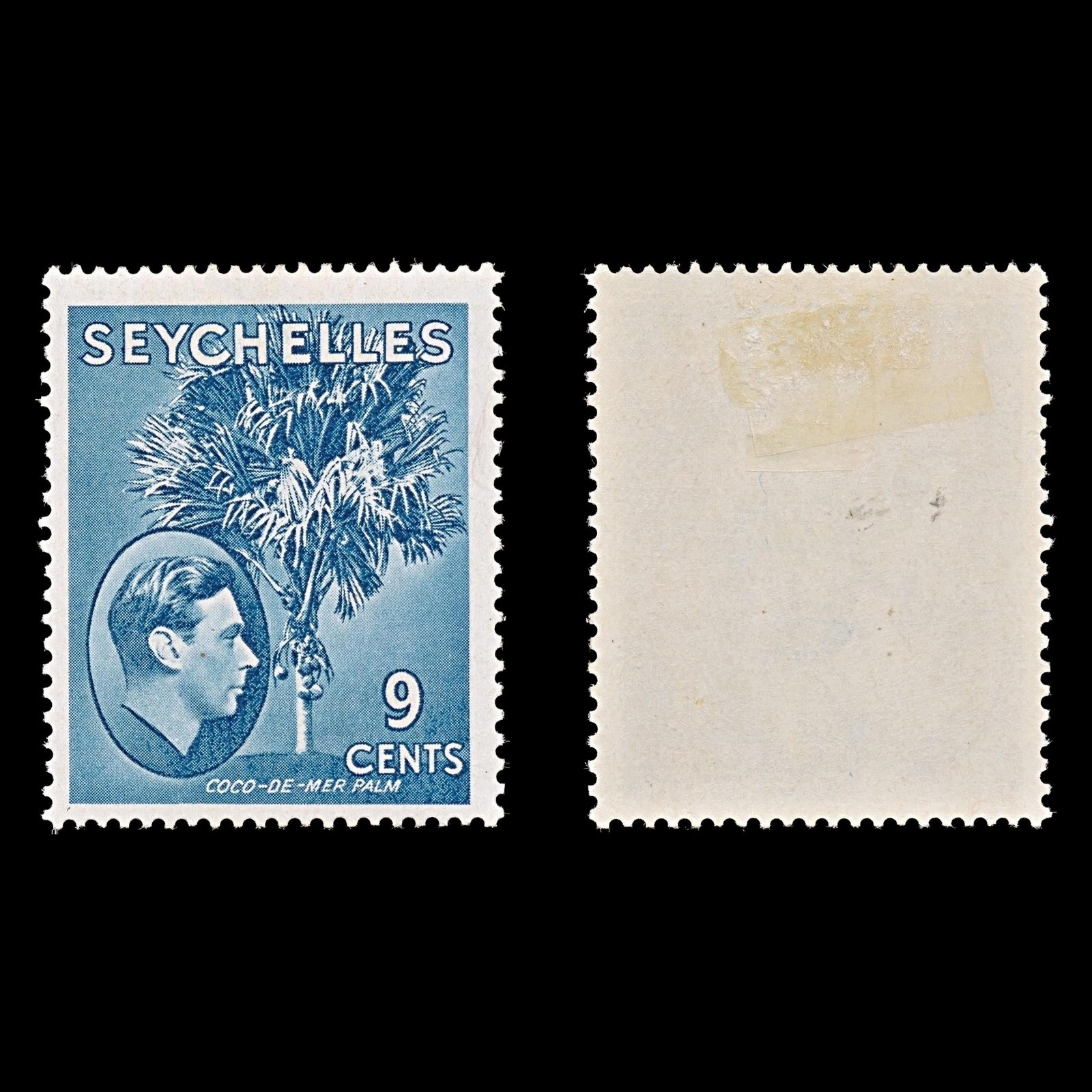 7846 Seychelles SG138a 9C Grey Blue 1941. Sc#131a Mint MH. C£38