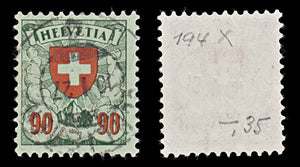 7860: Switzerland SG329/332 Coat of Arms Set of 4 1924 Sc#200/203 Mi194x/197x Used C£28