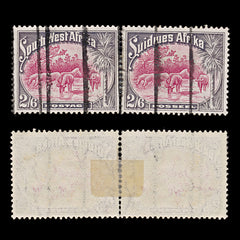 7862: South-West Africa SG82 2s6d Pink & Slate 1931 Sc#117 Mi156-157 Used C£28, view 2