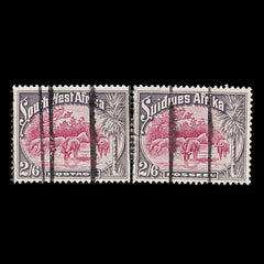 7862: South-West Africa SG82 2s6d Pink & Slate 1931 Sc#117 Mi156-157 Used C£28, view 3