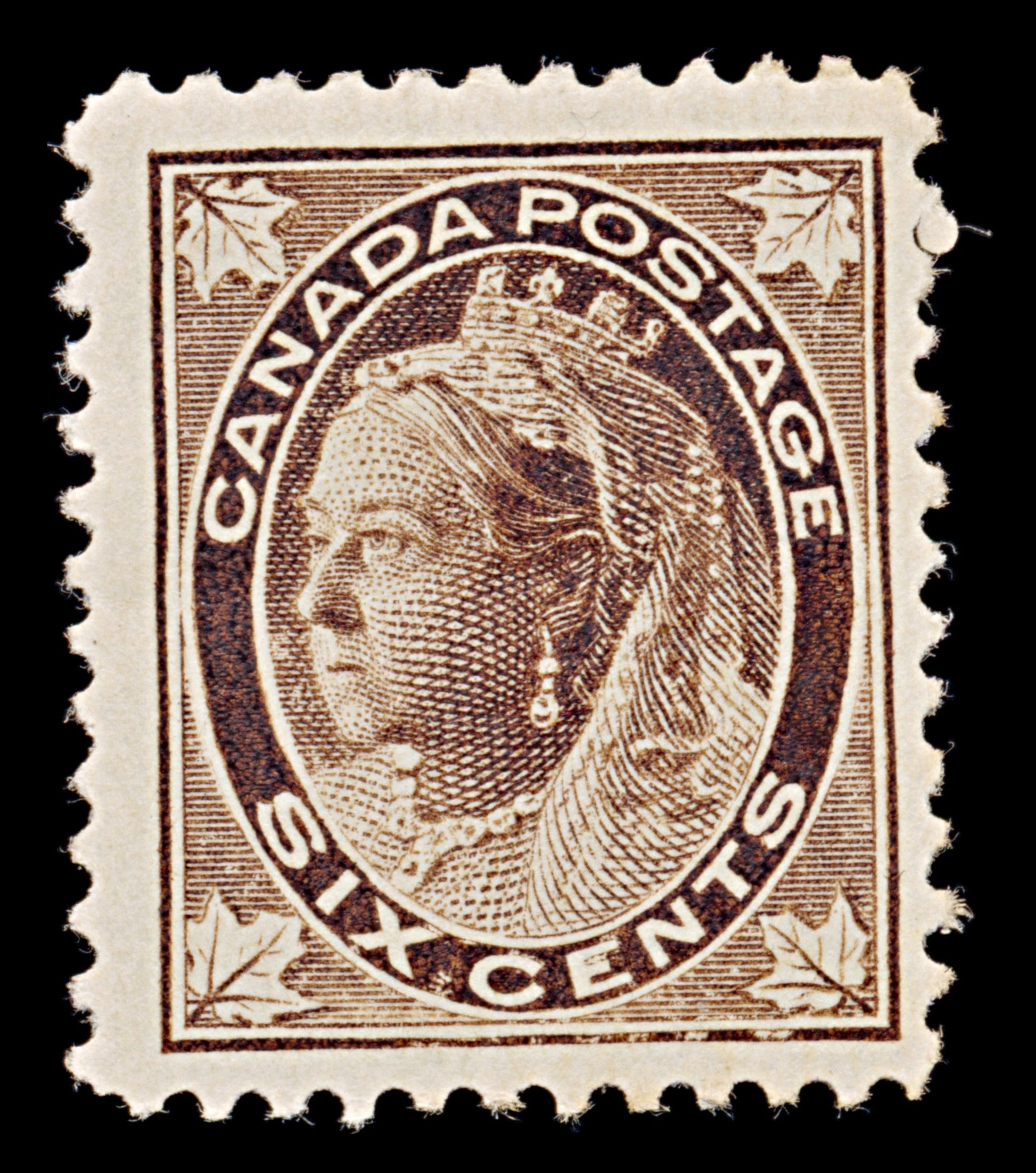 7875: Canada SG147 6c Brown 1897 Sc#71 Mi59 Mint MLH C£60