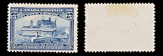 7883: Canada SG191 5c Indigo 1908 Sc#99 Mi87 Mint MNG C£65