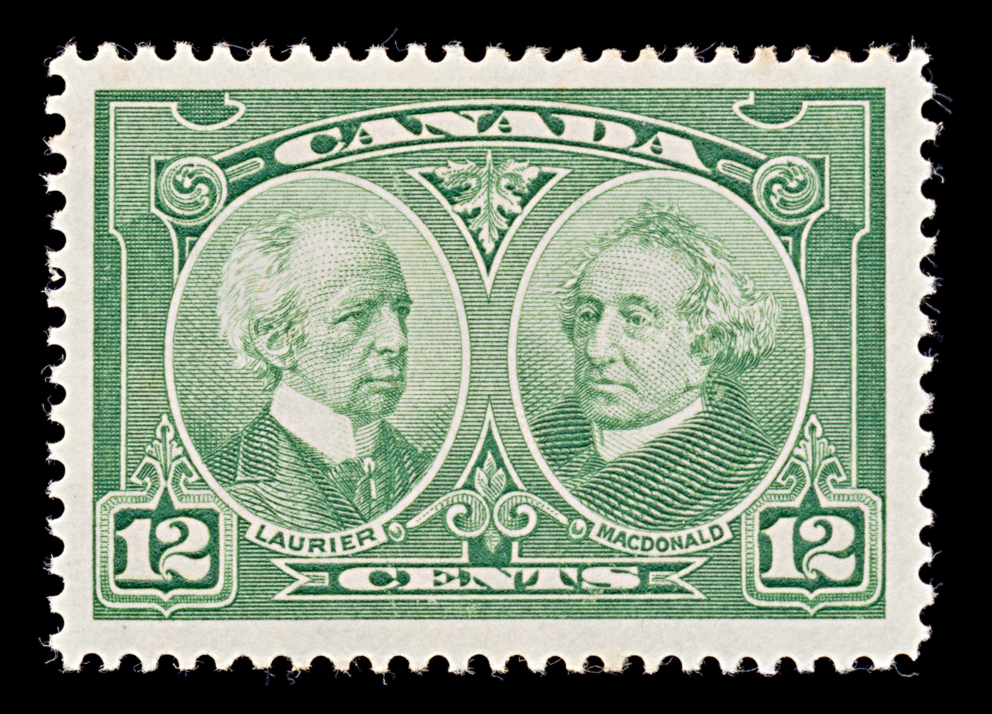 7888: Canada SG272 12c Green 1927 Sc#147 Mi125 Mint MLH C£17