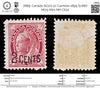 7889: Canada SG171 2c Carmine 1899 Sc#87 Mi75 Mint MH C£22