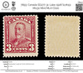 7893: Canada SG277 3c Lake 1928 Sc#151 Mi130 Mint MLH C£20