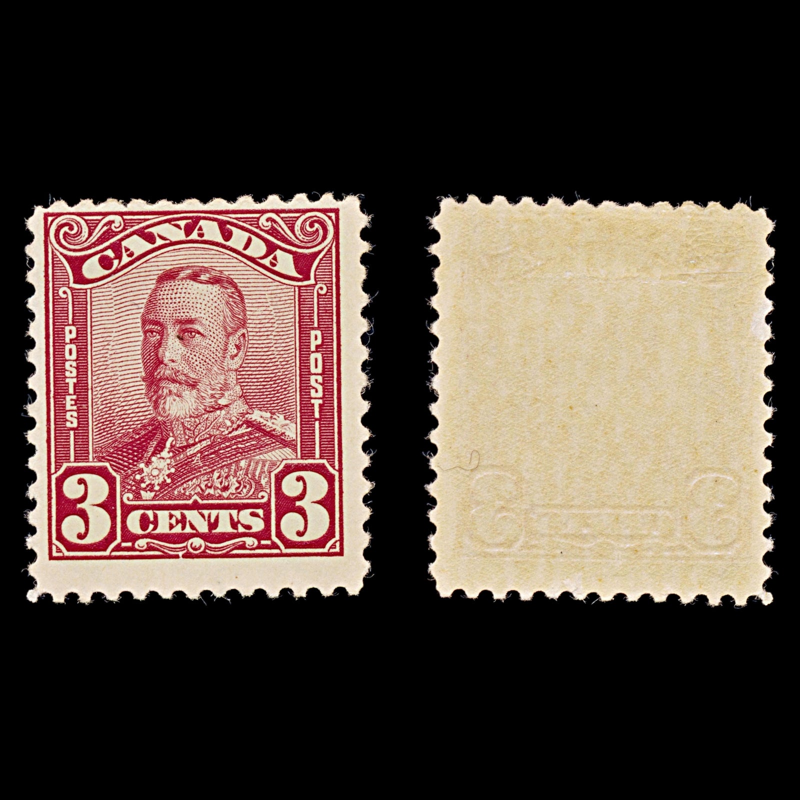 7893: Canada SG277 3c Lake 1928 Sc#151 Mi130 Mint MLH C£20