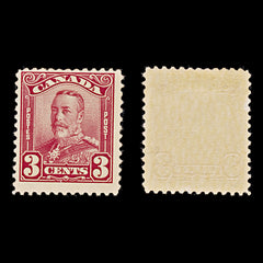 7893: Canada SG277 3c Lake 1928 Sc#151 Mi130 Mint MLH C£20, view 2