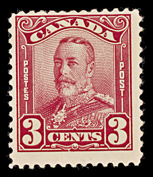 7893: Canada SG277 3c Lake 1928 Sc#151 Mi130 Mint MLH C£20